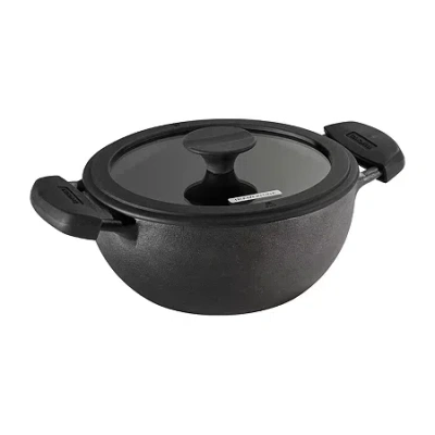 Tramontina Pre-seasoned Cast Iron 2.3-qt. Kadai In Black