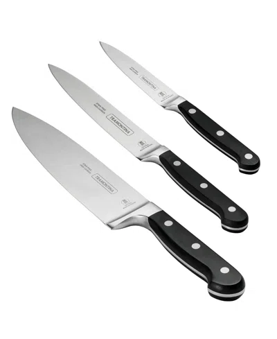 Tramontina Pro Series 3-pc. Stainless Steel Knife Set