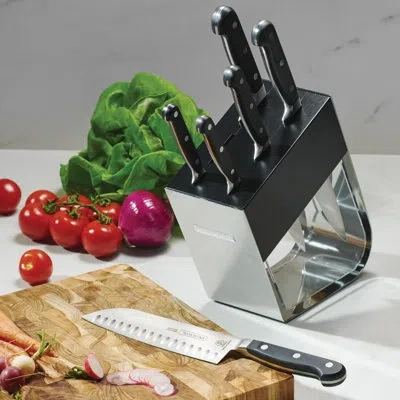 Tramontina Pro Series Forged 7-piece Knife Block Set In Black