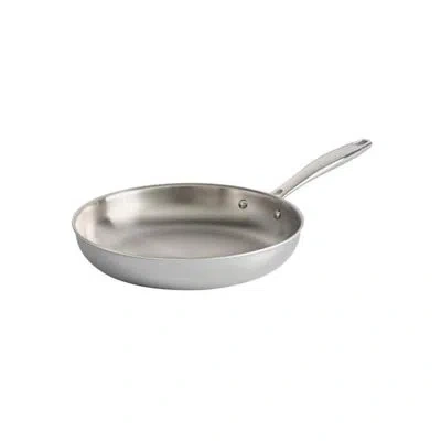 Tramontina Signature Tri-ply Clad Stainless Steel 10-inch Fry Pan In Stainless Steel,mirror Polished