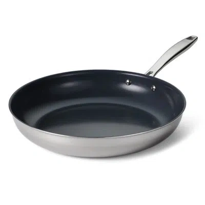 Tramontina Signature Tri-ply Clad Stainless Steel Frying Pan With Ceramic Non Stick Interior