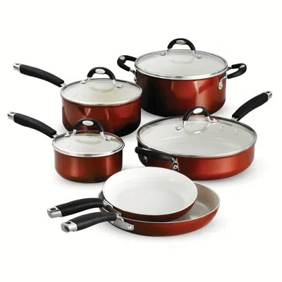 Tramontina Style Ceramica 10 Piece Cookware Set In Metallic Copper