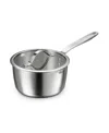 Tramontina Tempo Tri-ply Base Stainless Steel 3-quart Sauce Pan With Glass Lid In Silver
