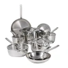 Tramontina Tempo Tri-ply Stainless Steel 14-pc. Cookware Set In Silver