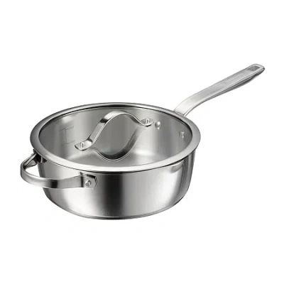 Tramontina Tempo Tri-ply Stainless Steel 3.5-qt. Sauce Pan In Silver
