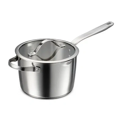 Tramontina Tempo Tri-ply Stainless Steel 4-qt. Saucier Pan In Silver