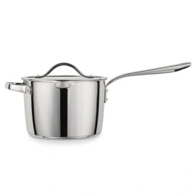 Tramontina Tempo Tri-ply Base Stainless Steel 4-quart Sauce Pan With Glass Lid, Induction-ready Saucepan, Oven-