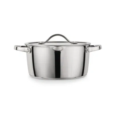 Tramontina Tempo Tri-ply Base Stainless Steel 5-quart Dutch Oven Pot With Glass Lid, Induction-ready, Oven-safe
