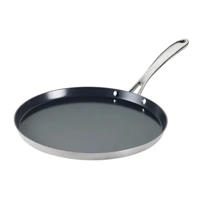 Tramontina Utsava Stainless Steel 11" Dosa Tawa In Silver