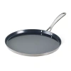 Tramontina Utsava Stainless Steel 12" Dosa Tawa In Silver