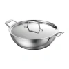 Tramontina Utsava Stainless Steel 4-qt. Kadai In Silver