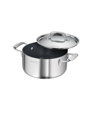 Tramontina Utsava Tri-ply Clad Stainless Steel 3.25-quart Covered Casserole In Silver