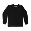 Tramp In Disguise Black Unisex Propus Sweatshirt In Black