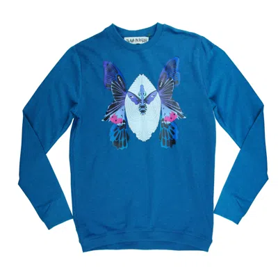 Tramp In Disguise Unisex Hamal Sweatshirt In Blue