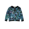 Tramp In Disguise Women's Black Dylana Printed Jacket In Black
