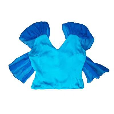Tramp In Disguise Women's Blue Ligeia Top