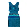 Tramp In Disguise Women's Blue Puntilla Dress In Blue