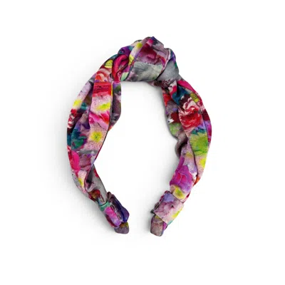 Tramp In Disguise Women's Pink Bonbon Knotted Headband In Multi