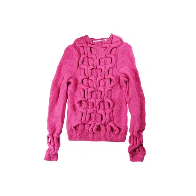 Tramp In Disguise Women's Pink / Purple Calavares Jumper In Pink/purple