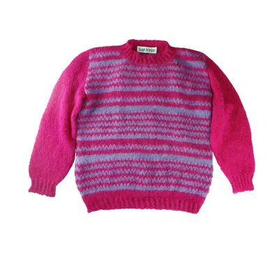 Tramp In Disguise Women's Pink / Purple Izzy Jumper In Multi