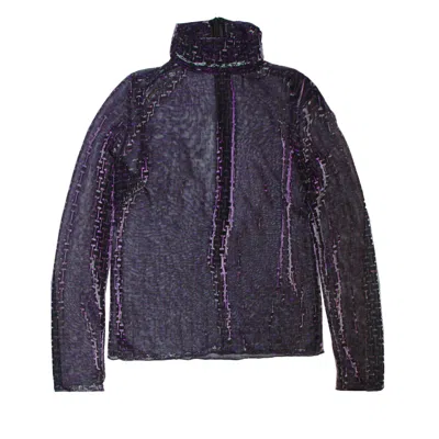 Tramp In Disguise Women's Pink / Purple Merak Turtleneck In Pink/purple