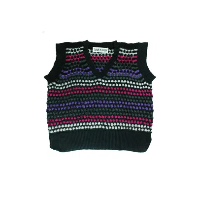 Tramp In Disguise Women's Pink / Purple Thalia Vest In Pink & Purple In Pink/purple
