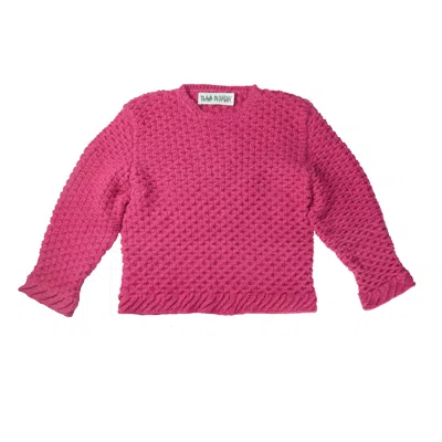Tramp In Disguise Women's Rosalie Alpaca + Silk Jumper In Pink