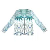 Tramp In Disguise Women's Silver Flirt Blouse In Silver