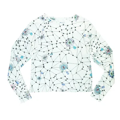 Tramp In Disguise Women's White Ugu Top