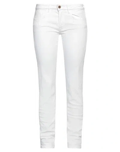 Tramp Woman Jeans Off White Size 25 Cotton, Polyester, Elastane