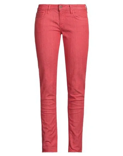 Tramp Woman Jeans Tomato Red Size 28 Cotton, Polyester, Elastane