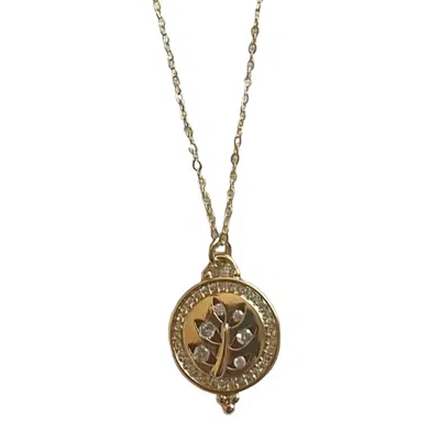 Tramps+thieves Women's Foglia Necklace In Gold