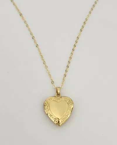 Tramps+thieves Women's Forever Love Locket Necklace In Gold