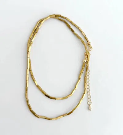 Tramps+thieves Women's Lo Bead Necklace In Gold
