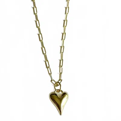 Tramps+thieves Women's Mon Amour Necklace In Gold