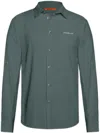 Trangoworld Vignemale Df Long-sleeve Button-fastening Shirt In Blue