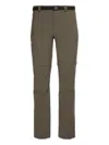 Trangoworld Zip-pocket Convertible Trousers In Green