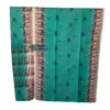 Transcend Earth Harvest Vintage Kantha Throw In Green