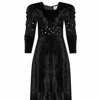 Transcend Women's Black Mirror Dress Velvet In Black