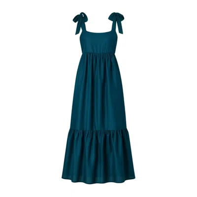 Transcend Women's Blue Lily Dress Plain
