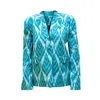 Transcend Women's Green Farah Blazer In Green