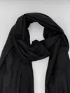 Transcend Women's Handwoven Pashmina - Black In Black