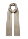 Transcend Women's Neutrals Cashmere Scarf - Beige Maple In Gray