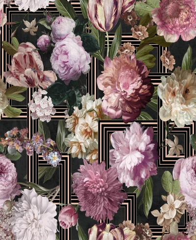 Transform Bouquet Peel And Stick Wallpaper In Multi