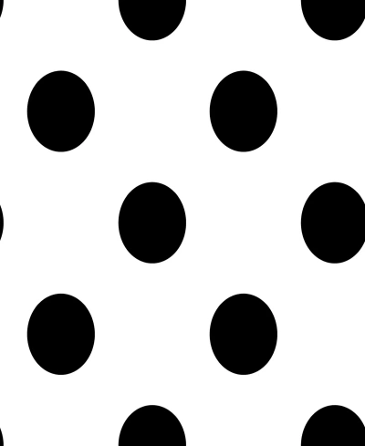 Transform Dots Peel And Stick Wallpaper In Black