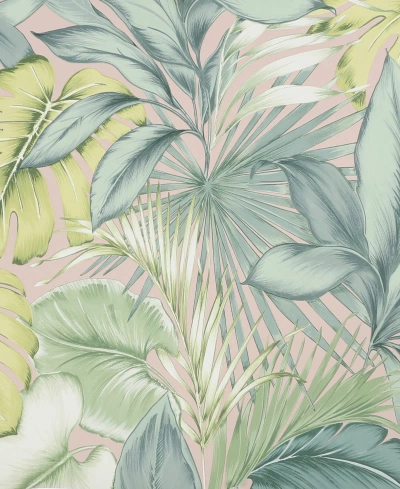 Transform Lush Leaves Peel And Stick Wallpaper In Green