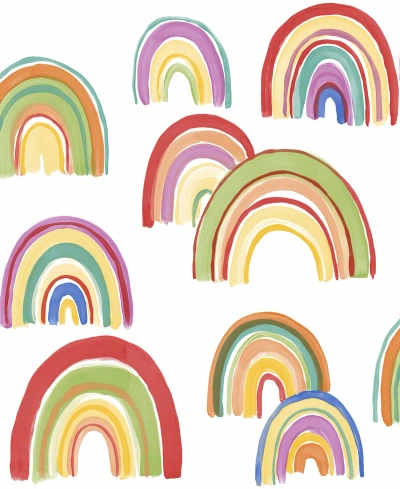 Transform Rainbow Peel And Stick Wallpaper In Multi