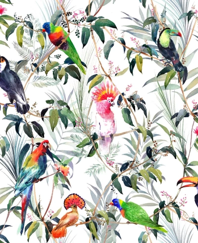 Transform Tropical Peel And Stick Wallpaper In Multi