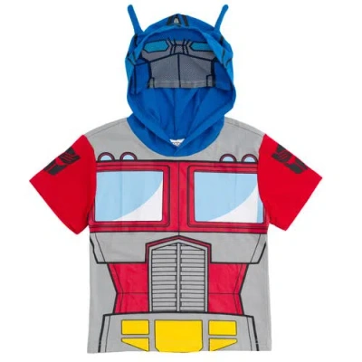 Transformers Kids'  Cosplay Hooded T-shirt In Multi