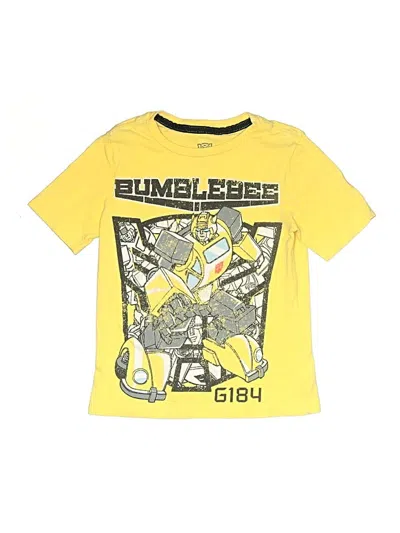 Pre-owned Transformers Kids' Short Sleeve T-shirt In Yellow